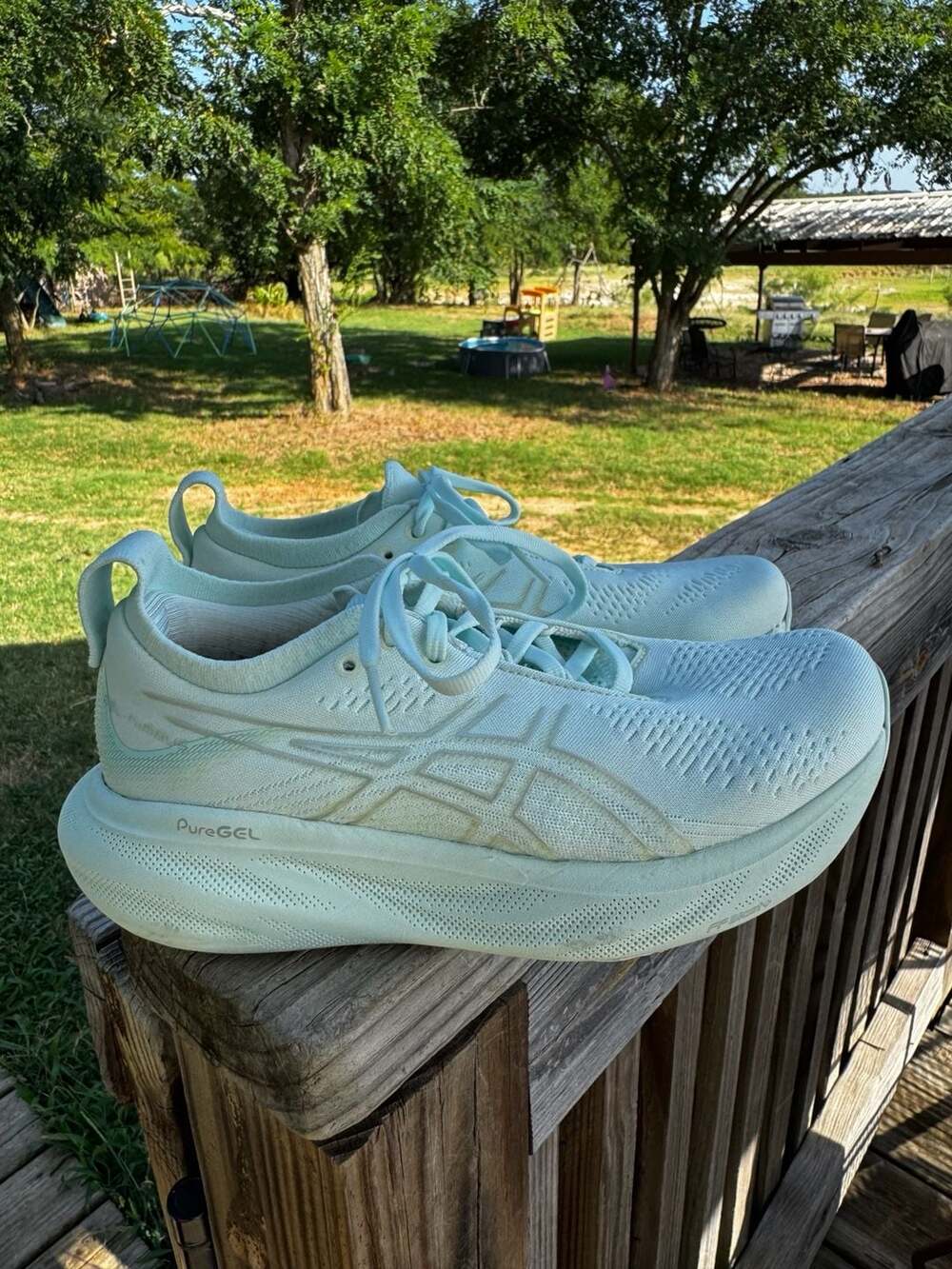 ASICS Women's Gel-Nimbus 26 Running Shoes in Mint Tint